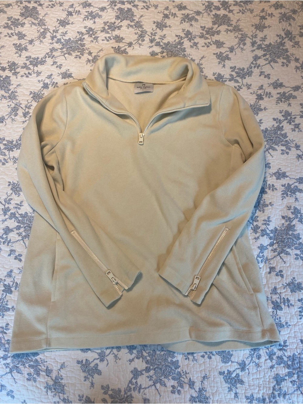 Dudley Stephens Cream Prospect Pullover Size Large